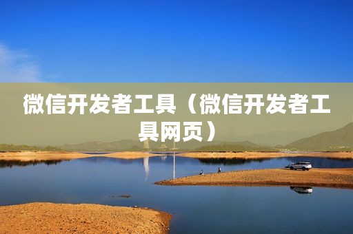 微信开发者工具（微信开发者工具网页）