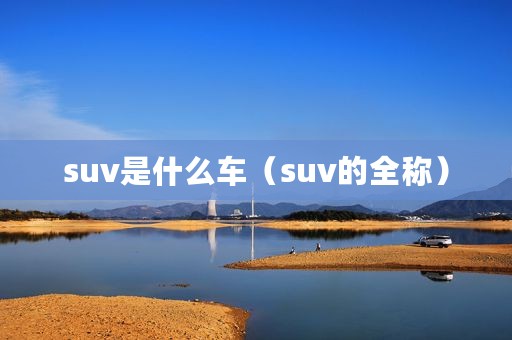 suv是什么车（suv的全称）