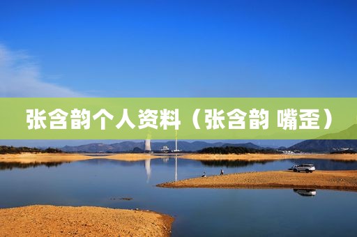 张含韵个人资料（张含韵 嘴歪）