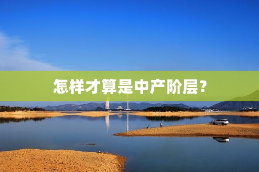 怎样才算是中产阶层？