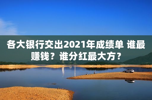 各大银行交出2021年成绩单 谁最赚钱？谁分红最大方？