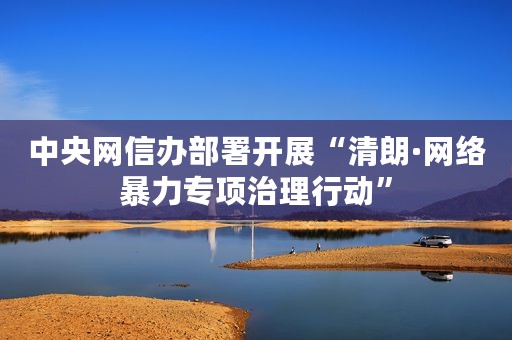 中央网信办部署开展“清朗·网络暴力专项治理行动”