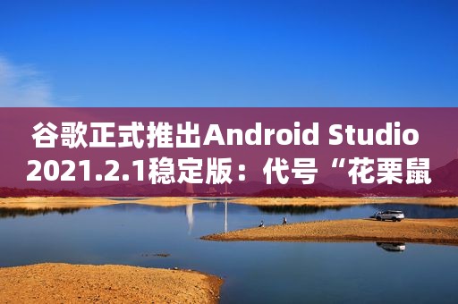 谷歌正式推出Android Studio 2021.2.1稳定版：代号“花栗鼠”