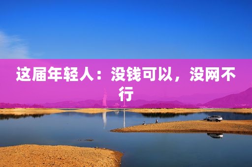 这届年轻人：没钱可以，没网不行