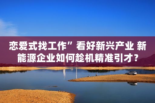 恋爱式找工作”看好新兴产业 新能源企业如何趁机精准引才？