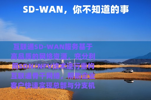 SD-WAN，你不知道的事