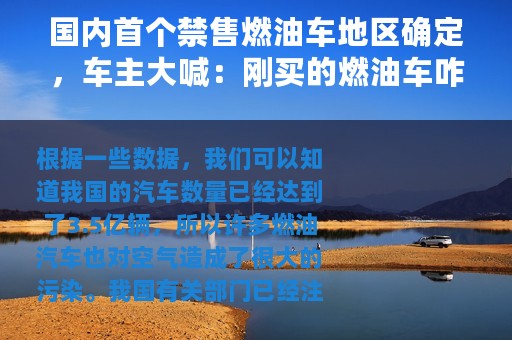 国内首个禁售燃油车地区确定，车主大喊：刚买的燃油车咋办