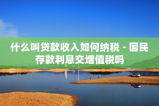 什么叫贷款收入如何纳税 - 国民存款利息交增值税吗