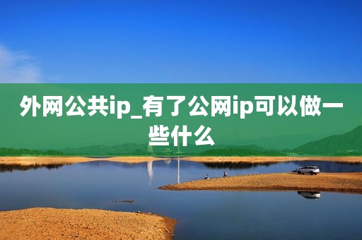 外网公共ip_有了公网ip可以做一些什么