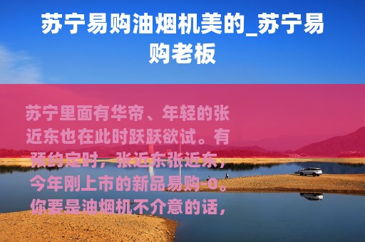 苏宁易购油烟机美的_苏宁易购老板
