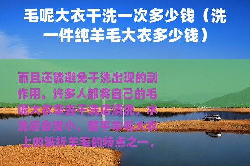 毛呢大衣干洗一次多少钱（洗一件纯羊毛大衣多少钱）