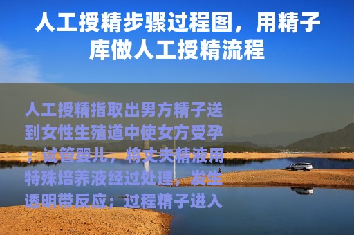 人工授精步骤过程图，用精子库做人工授精流程