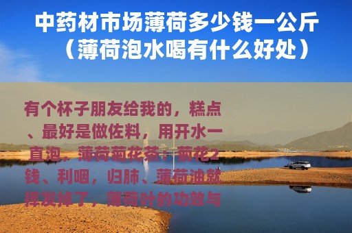 中药材市场薄荷多少钱一公斤（薄荷泡水喝有什么好处）