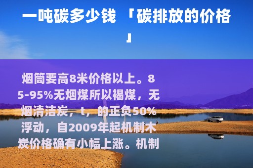一吨碳多少钱 「碳排放的价格」
