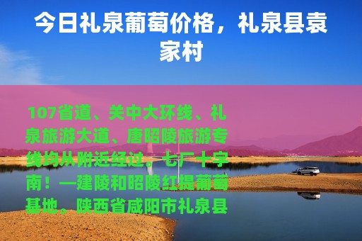 今日礼泉葡萄价格，礼泉县袁家村