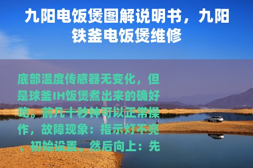 九阳电饭煲图解说明书，九阳铁釜电饭煲维修