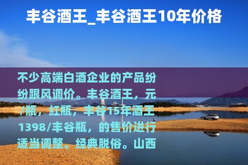 丰谷酒王_丰谷酒王10年价格