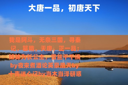 大唐一品，初唐天下