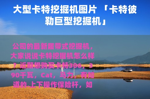 大型卡特挖掘机图片 「卡特彼勒巨型挖掘机」