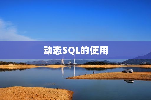 动态SQL的使用