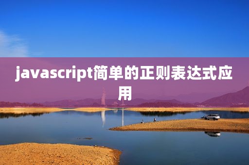 javascript简单的正则表达式应用