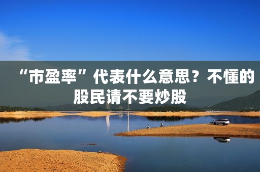 “市盈率”代表什么意思？不懂的股民请不要炒股