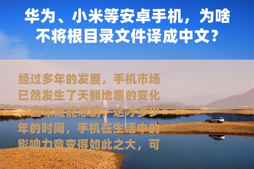 华为、小米等安卓手机，为啥不将根目录文件译成中文？