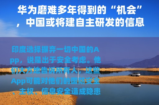 华为磨难多年得到的“机会”，中国或将建自主研发的信息高速公路
