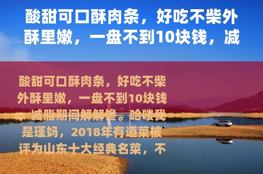 酸甜可口酥肉条，好吃不柴外酥里嫩，一盘不到10块钱，减脂解解馋