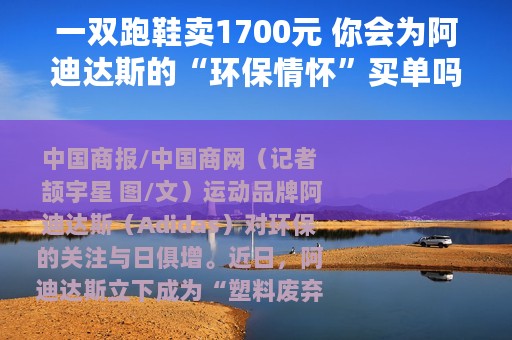 一双跑鞋卖1700元 你会为阿迪达斯的“环保情怀”买单吗