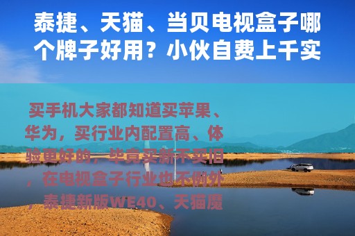 泰捷、天猫、当贝电视盒子哪个牌子好用？小伙自费上千实测体验