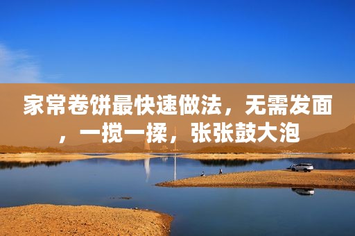 家常卷饼最快速做法，无需发面，一搅一揉，张张鼓大泡