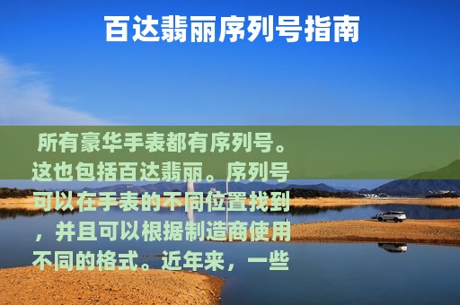 百达翡丽序列号指南