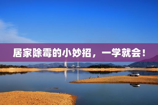 居家除霉的小妙招，一学就会！