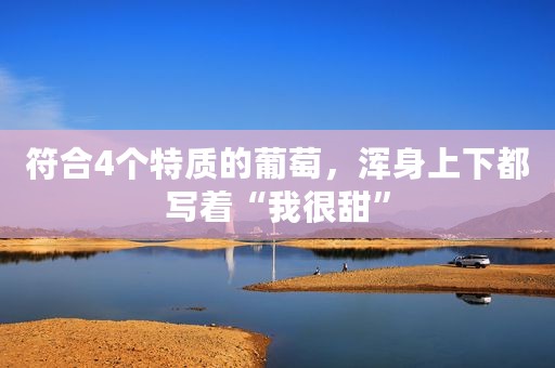 符合4个特质的葡萄，浑身上下都写着“我很甜”