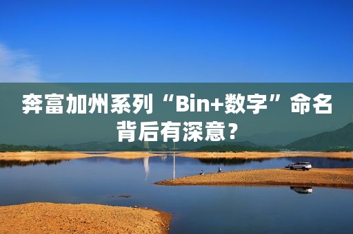 奔富加州系列“Bin+数字”命名背后有深意？