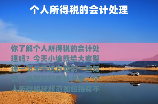 个人所得税的会计处理