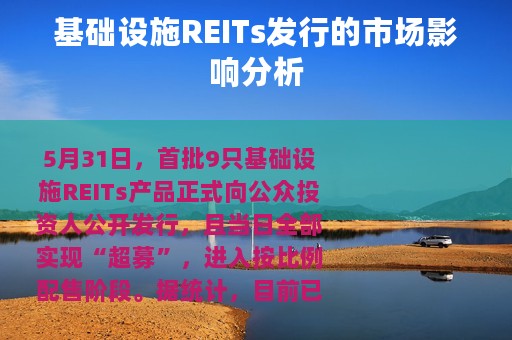 基础设施REITs发行的市场影响分析