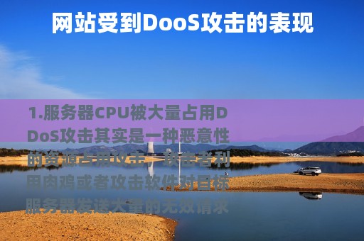 网站受到DooS攻击的表现
