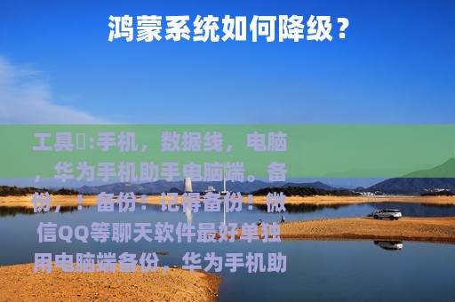 鸿蒙系统如何降级？