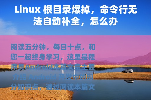 Linux 根目录爆掉，命令行无法自动补全，怎么办