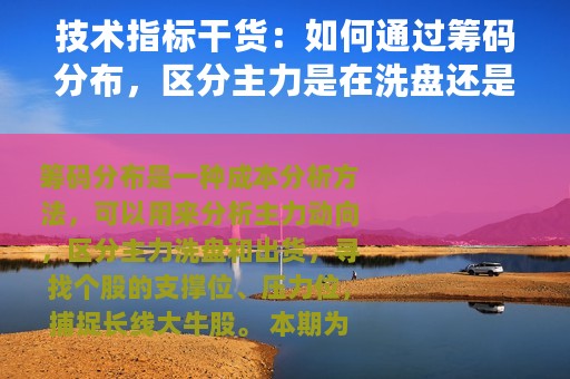 技术指标干货：如何通过筹码分布，区分主力是在洗盘还是出货？