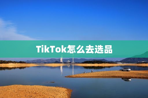 TikTok怎么去选品