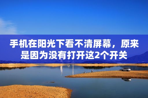 手机在阳光下看不清屏幕，原来是因为没有打开这2个开关