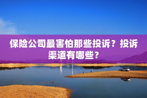保险公司最害怕那些投诉？投诉渠道有哪些？