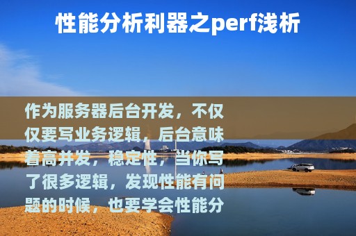 性能分析利器之perf浅析