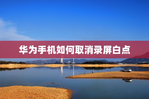 华为手机如何取消录屏白点