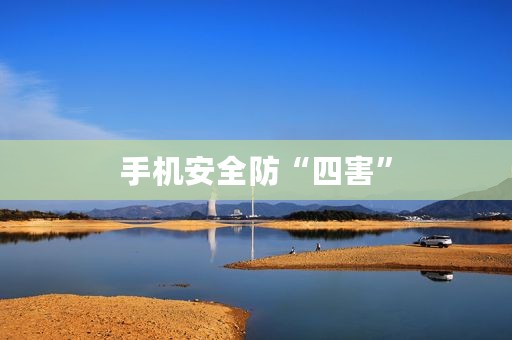 手机安全防“四害”
