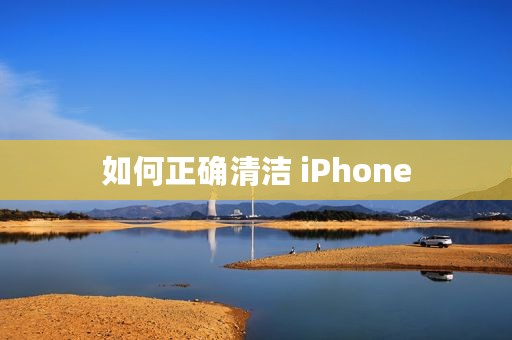 如何正确清洁 iPhone