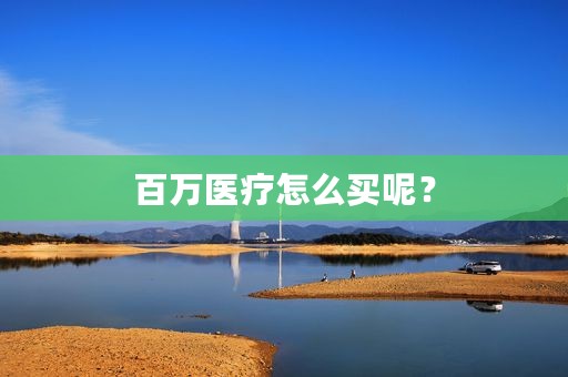 百万医疗怎么买呢？